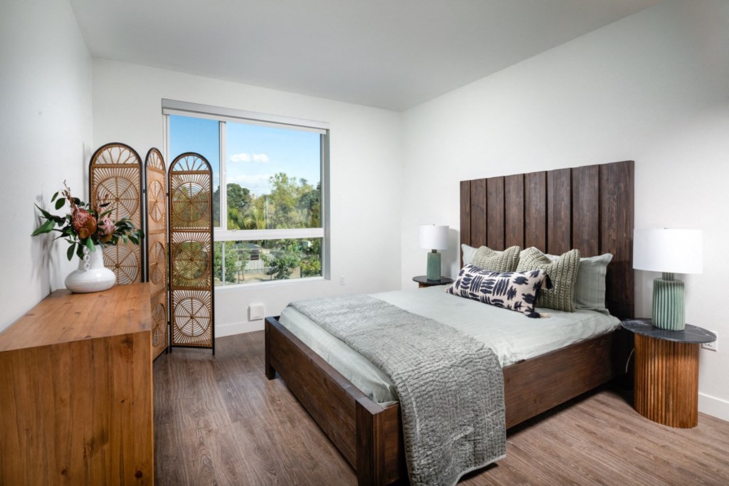 Park on First Apartments B3 Model Guest Bedroom