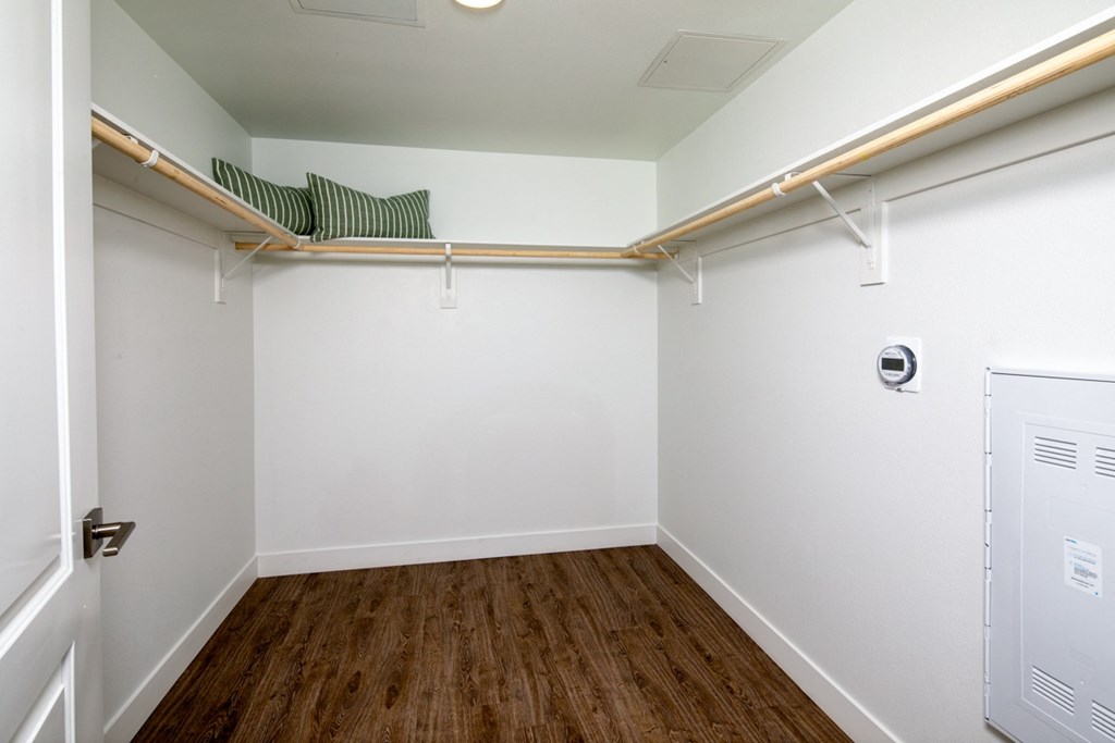 Park on First Apartments B3 Model Guest Closet