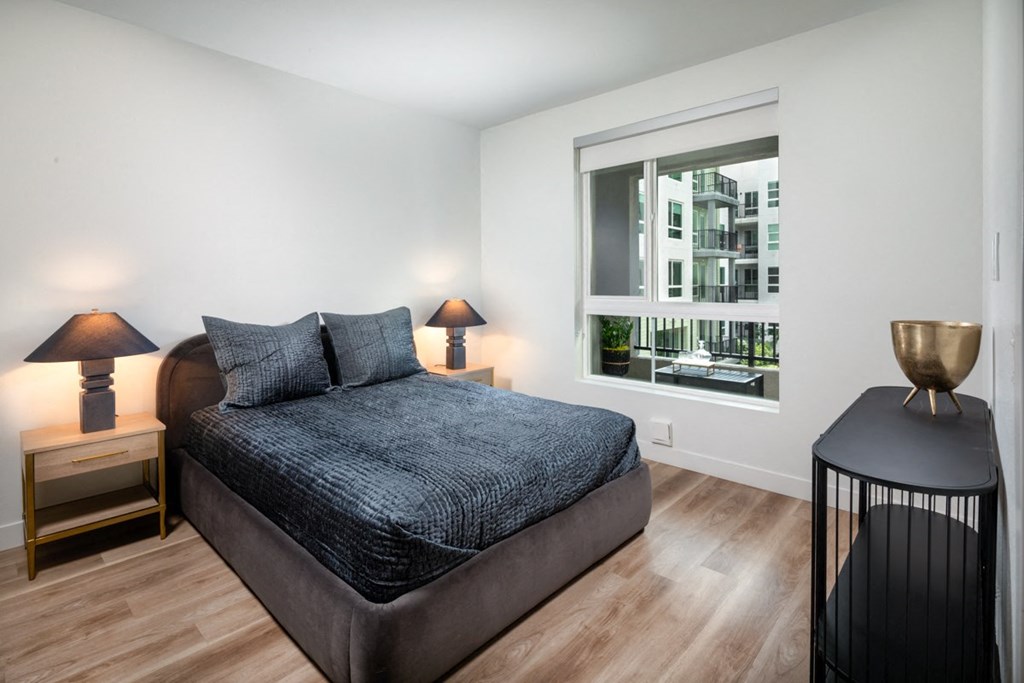 Park on First Apartments H1 Model Master Bedroom