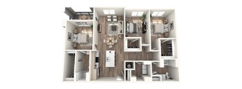 Avenue64 Luxury Apartments in O'Fallon, Missouri C1 Floor Plan