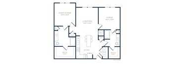 Allora Cinco Ranch Apartments B1 2D Floor Plan
