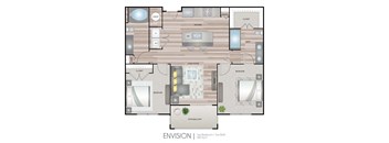 Aspire at Live Oak Apartments Envision Floor Plan