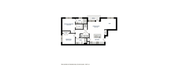 the bedroom floor plan of the residence