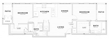 Retreat at Barton Creek B2 Floor Plan