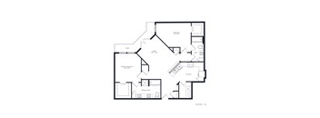The Storey Apartment Homes B2 2D Floor Plan