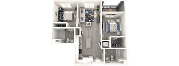 Park on First B2 3D floor plan