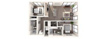 Riverline Apartments B3 Floor Plan