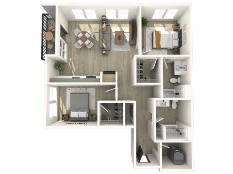 Strata B3 3D Floor Plan