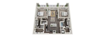 Cromwell at Plum Creek Apartments B3 Floor Plan