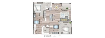 Aspire at Live Oak Apartments Imagine Floor Plan