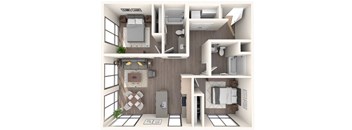 Riverline Apartments B4 Floor Plan