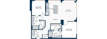 Aura Thirty2 Apartments B4.2 Floor Plan
