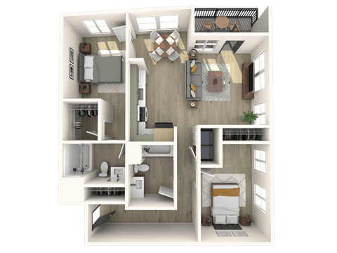 Strata B5 3D Floor Plan