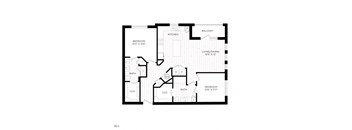 Aura 3Twenty Apartments B5.2 2D Floor Plan