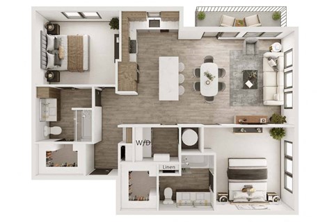 Lenox Cooper Floor Plan B6