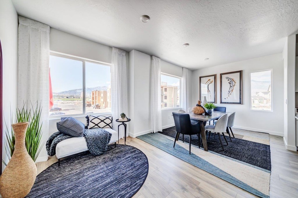 BLVD 120 Townhomes in Pleasant Grove, Utah Model Dining Room
