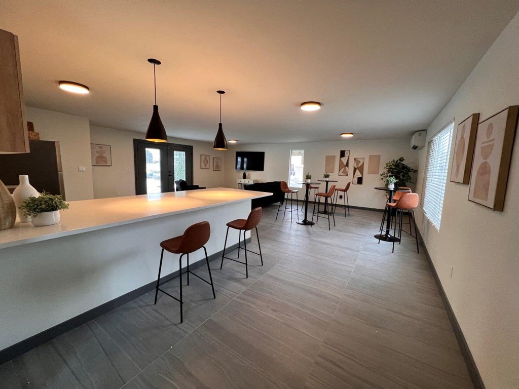 BRIX Apartments Clubhouse Kitchen