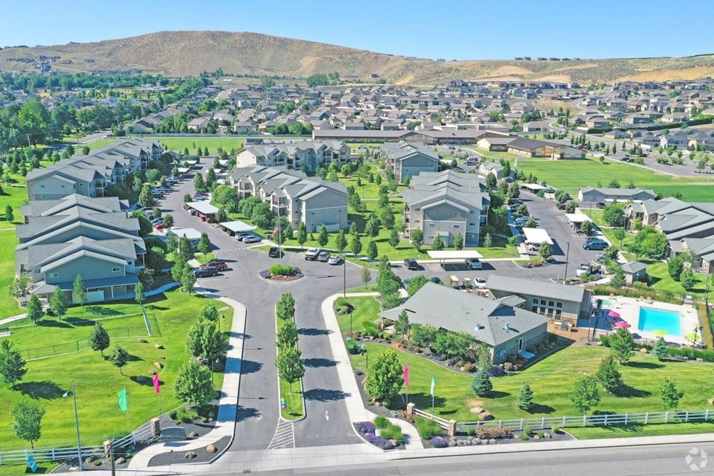 Badger Mountain Ranch Aerial View of Property