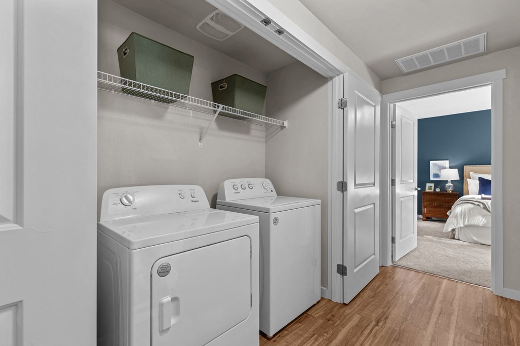 Badger Mountain Ranch Apartments in Richland, Washington Laundry Closet