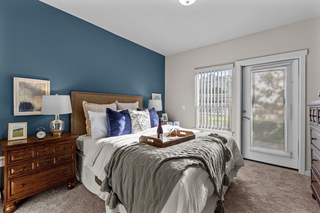 Badger Mountain Ranch Apartments in Richland, Washington Model Bedroom Badger Mountain Ranch Apartments in Richland, Washington Model Bedroom