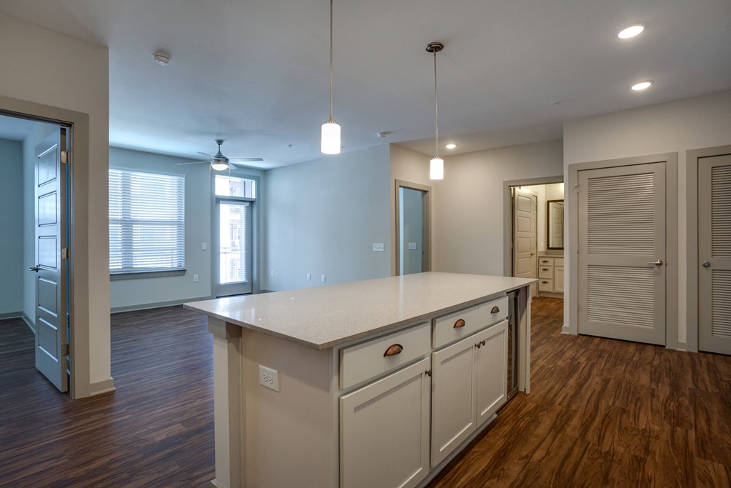 Alton Optimist Park Kitchen Island and Living Room