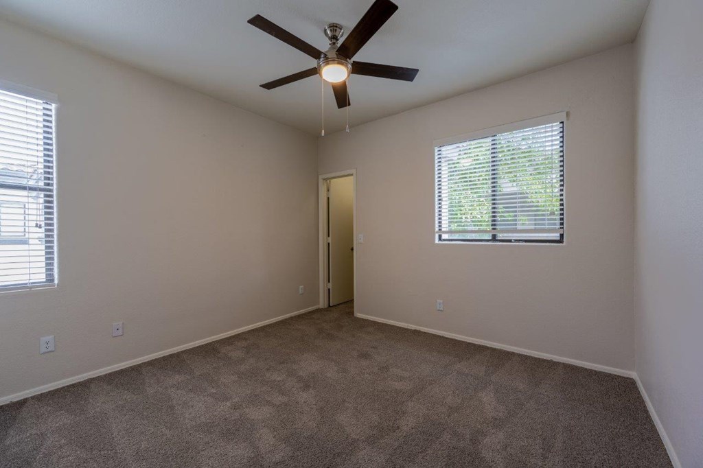 Bayside Apartments Bedroom with Attached Walk-In Closet