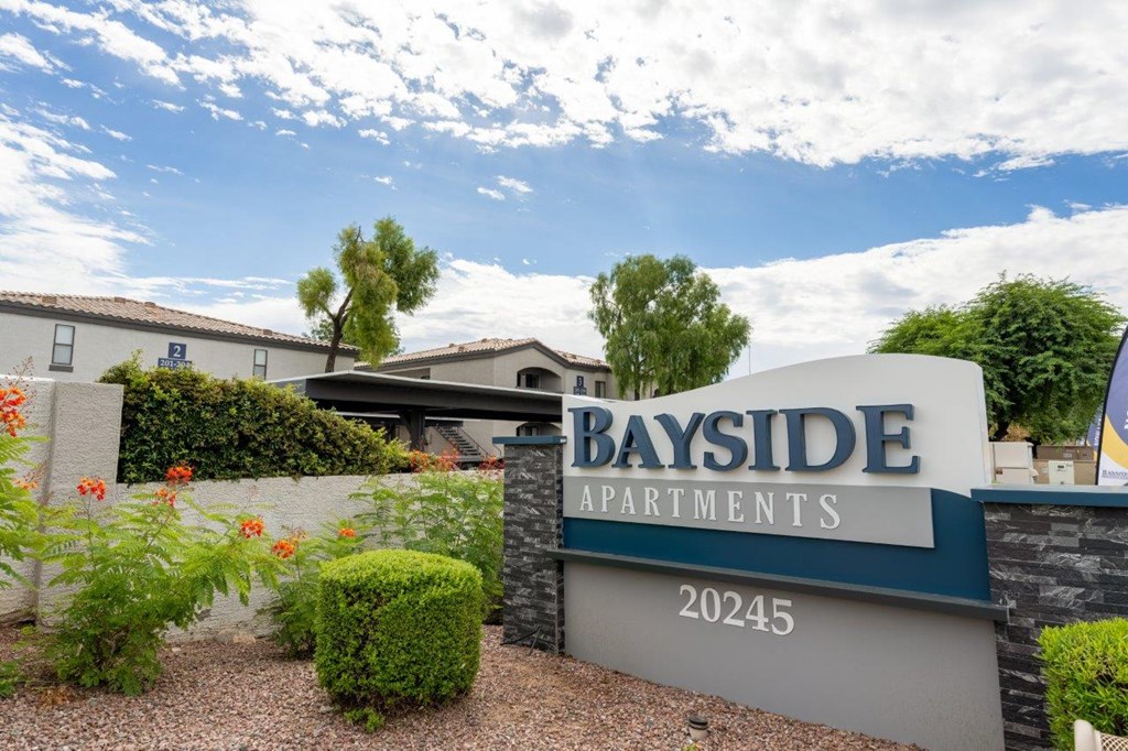 Bayside Apartments Monument Sign