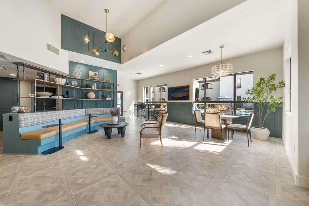 Bayside Apartments in Phoenix, Arizona Clubhouse Lounge