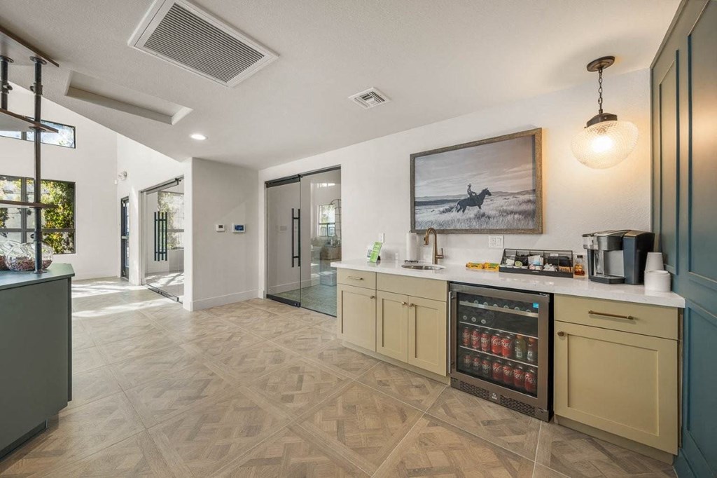 Bayside Apartments in Phoenix, Arizona Clubhouse Kitchenette