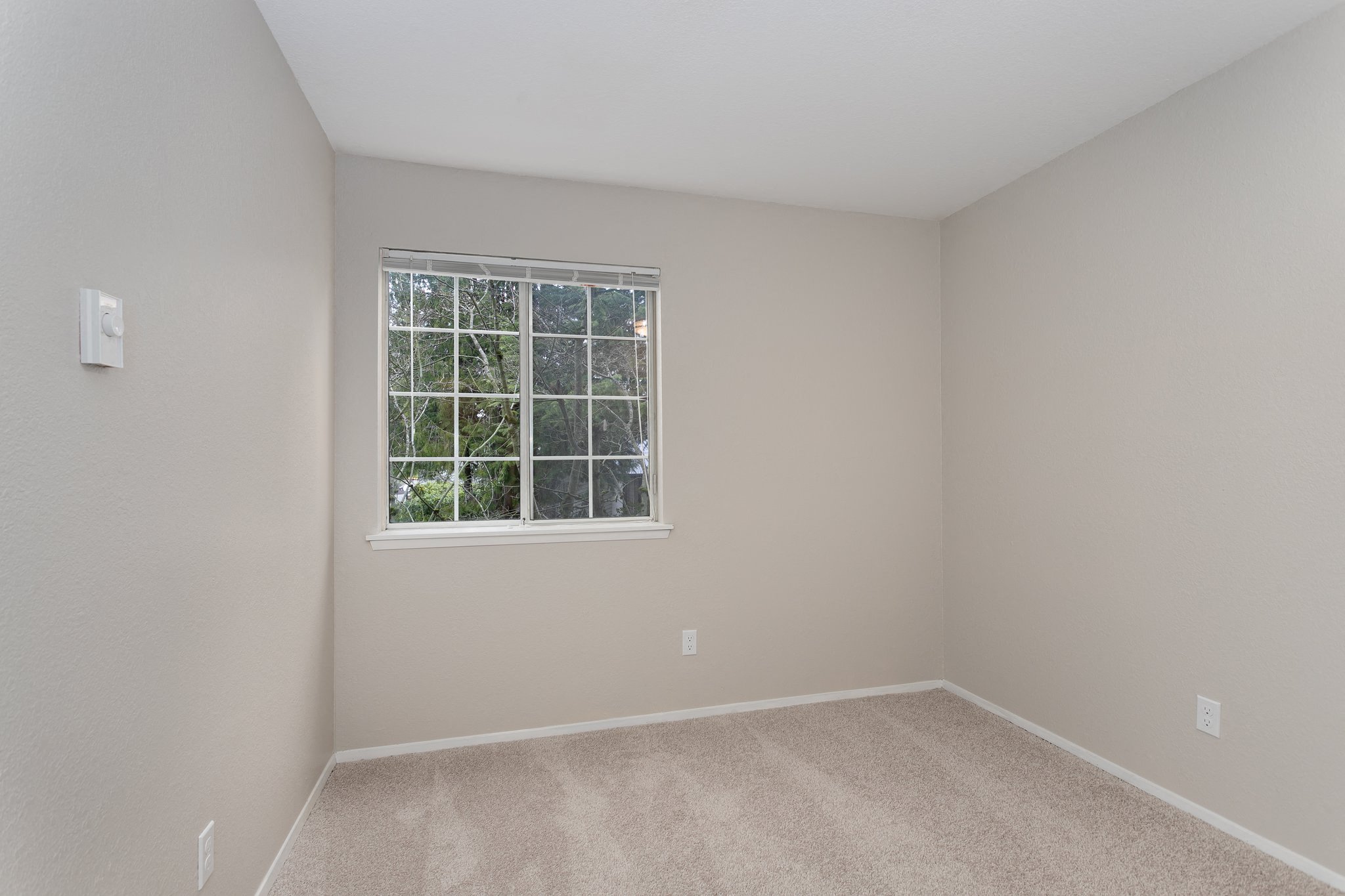 Bayview Apartment Homes Model Unit Empty Bedroom and Window
