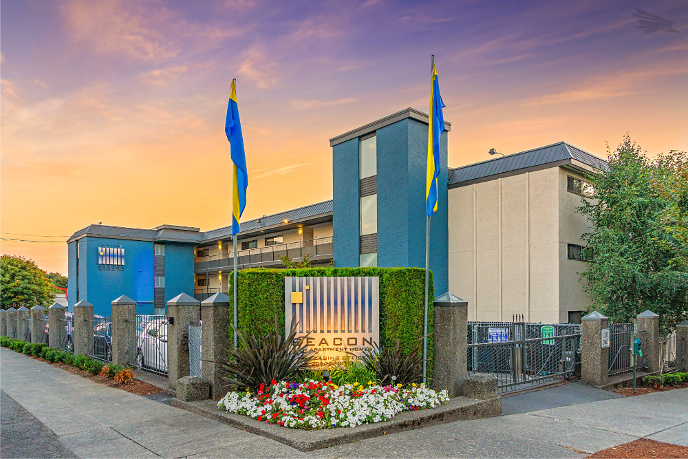 Beacon View Apartments Front Entrance Exterior Monument Sign