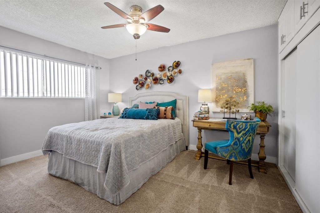 Atrium at West Covina Apartments Model Bedroom