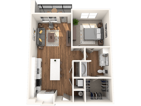 Alton Optimist Park 3D Floor Plan Beehive