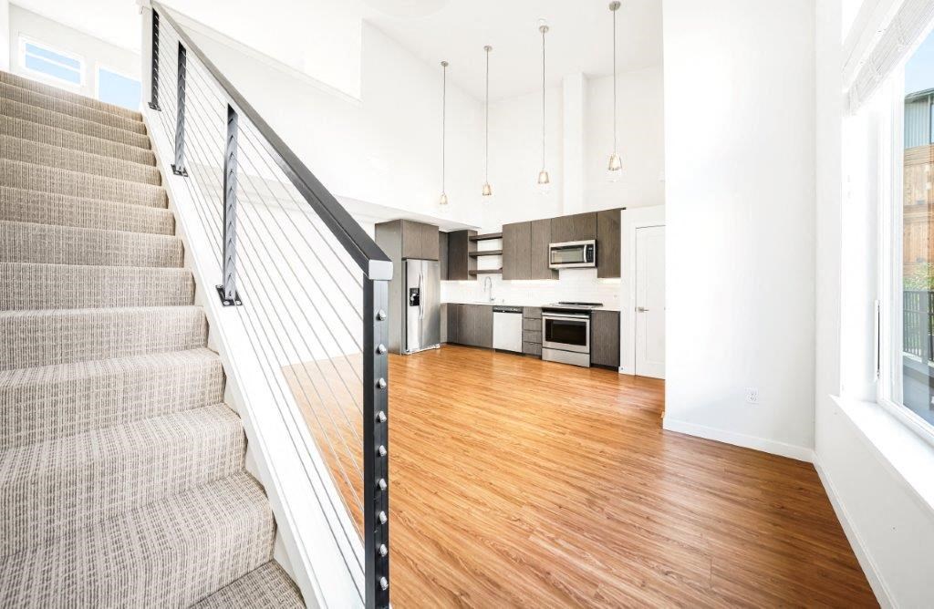 Blis Apartments Living Room and Kitchen