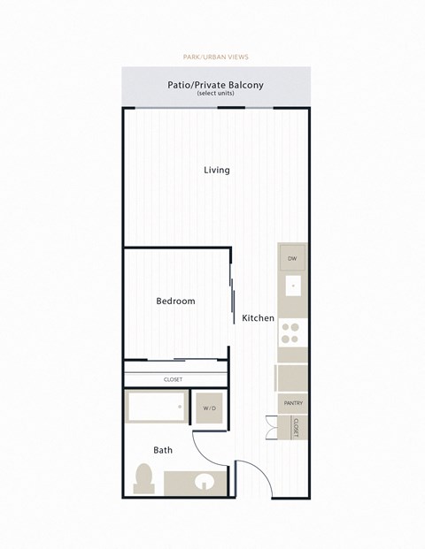 Boardwalk Apartments A10 Floor Plan