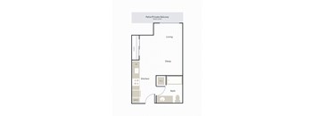 Boardwalk Apartments A5 Floor Plan