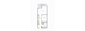 Boardwalk Apartments B2 Floor Plan