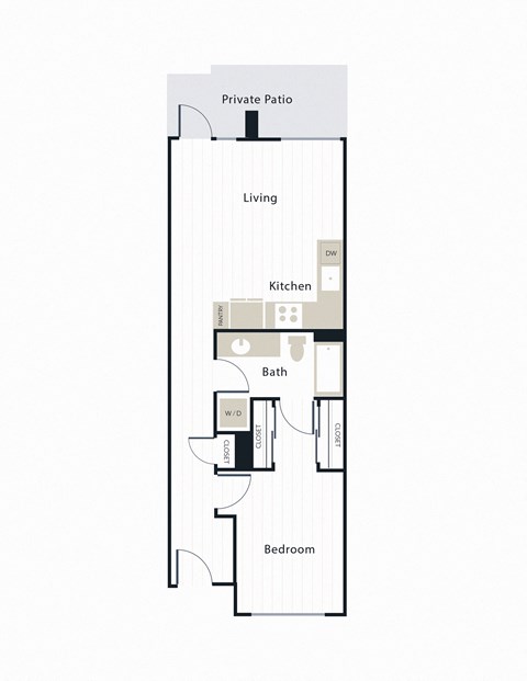 Boardwalk Apartments C1 Floor Plan
