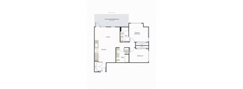 Boardwalk Apartments F1 Floor Plan