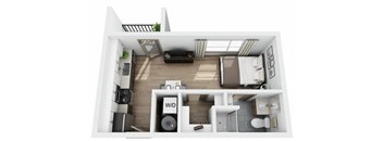 Boathouse Studio A Floor Plan