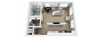 Boathouse Studio B Floor Plan
