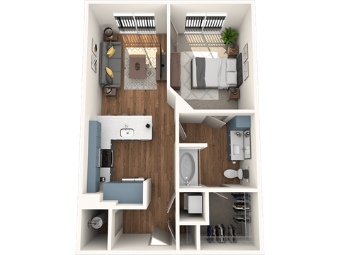 Alton Optimist Park 3D Floor Plan Bootlegger