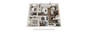 West Jordan, UT Boulder Canyon Apartments Pine Floor Plan
