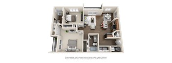 West Jordan, UT Boulder Canyon Apartments Elm Tree Floor Plan