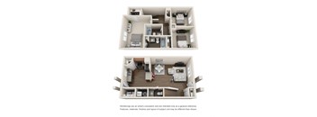 West Jordan, UT Boulder Canyon Apartments Oak Tree Floor Plan