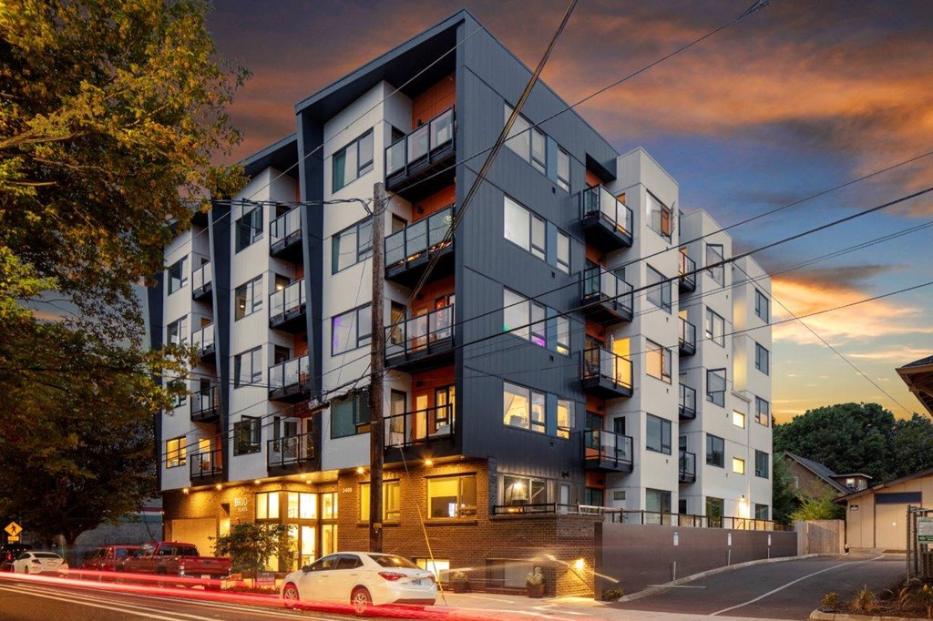 Brio Flats Exterior Twilight