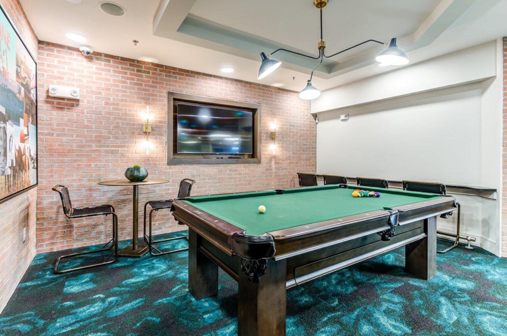 Southside Apartments Clubhouse Billiards Table