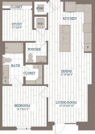 a floor plan of a house