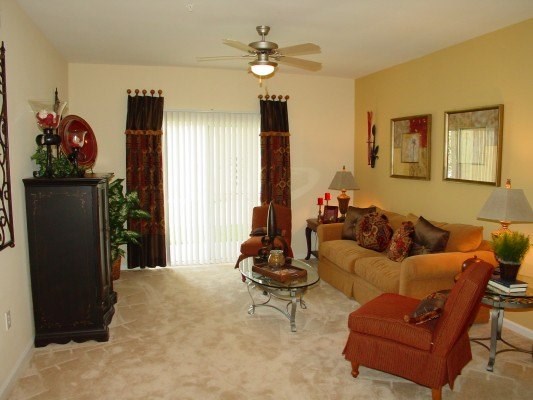 Brookside Gardens Apartments in Houston, Texas Model Living Room