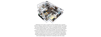 Highline at Cherry Creek Brush Hollow 3D Floor Plan